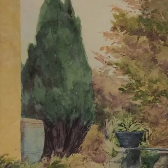 UNKNOWN artist - Garden Scene