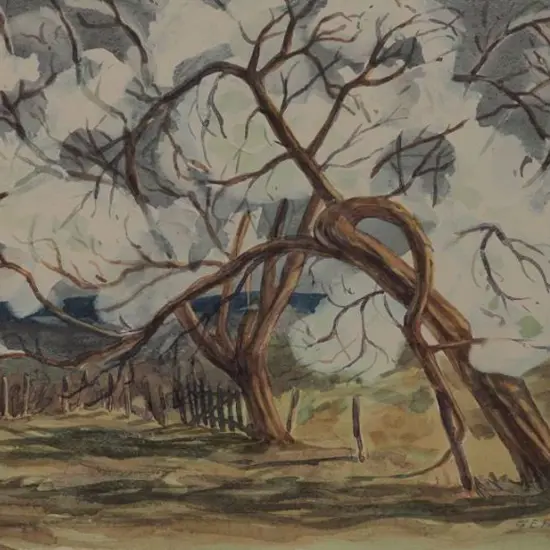 FAIRBURN, Geoffrey E. (1905-1999) - Landscape with Trees