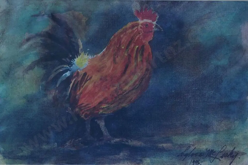 McLISKY, Sylvia - Rooster, 1996 Image 1++