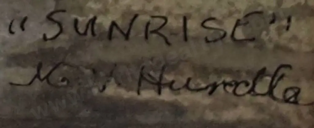 HURDLE, M.W. - Sunrise Image 1++