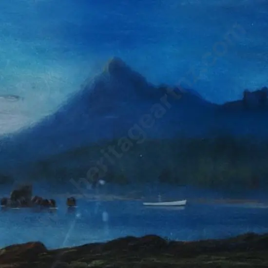 BOND, J.A. (1875-1953) - Inlet with Cottage