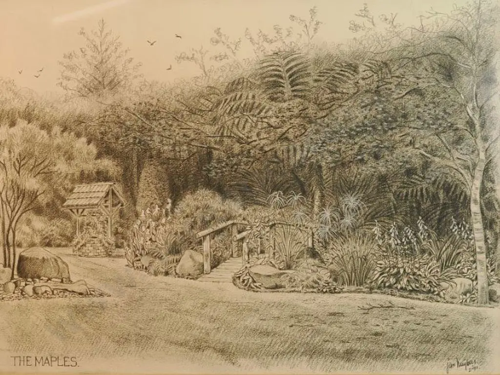 HUYBERS, Jan - The Maples, Taranaki 1991 Image 1++