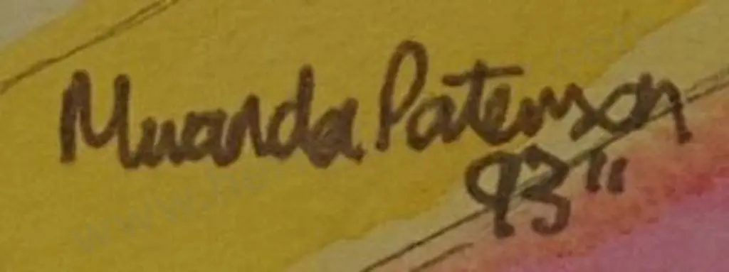 PATERSON, Miranda (21st Cent) - Floral Still Life - 1993 Image 1++