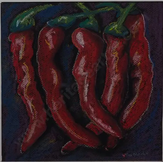 DRAYTON, Tina (21st Cent.) - Red Chilli Peppers Image 1++