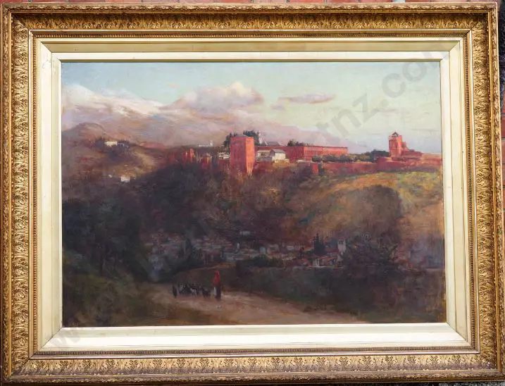 WORSLEY, Charles Nathaniel (1862-1923) - Palace of the Alhambra, Spain Image 1++