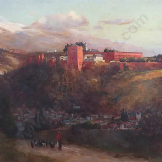 WORSLEY, Charles Nathaniel (1862-1923) - Palace of the Alhambra, Spain