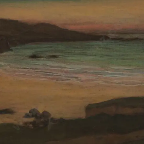 GRIER, Louis Monro (1864-1920) - Beach Scene