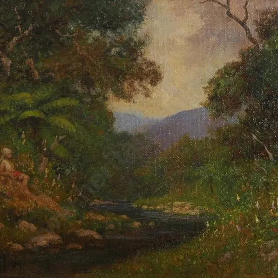HOWORTH, Charles Henry (1856-1945) - Near the Wanganui River