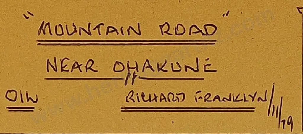FRANKLYN, Richard (Active 1970s-80s) - Mountain Road near Ohakune Image 1++