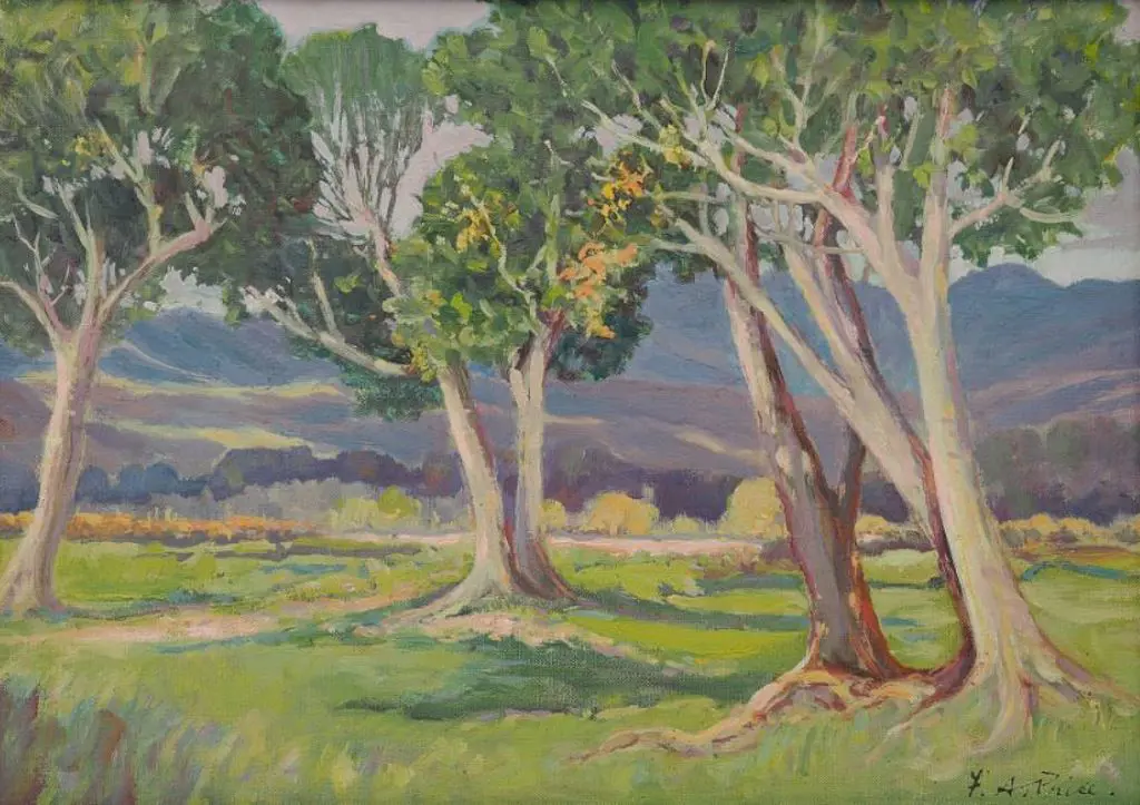 PRICE, Frederick A. (Active 1930s-1940s) - Gum Trees Image 1++