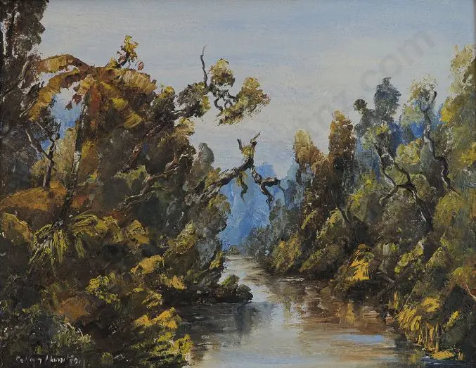 HAMILTON, Colleen (1930-1996) - Bush Stream Image 1++