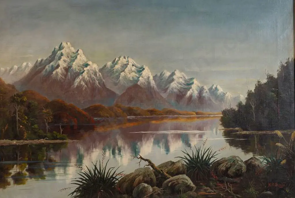 SEALY, W.B. - Alpine Scene Image 1++