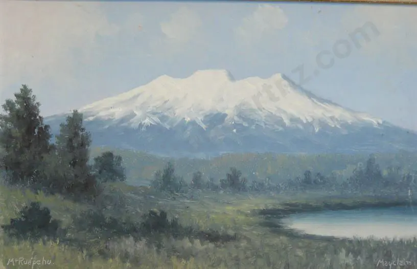 MAYCLAIR, J.R. Jnr (1907-1947) - Mount Ruapehu Image 1++
