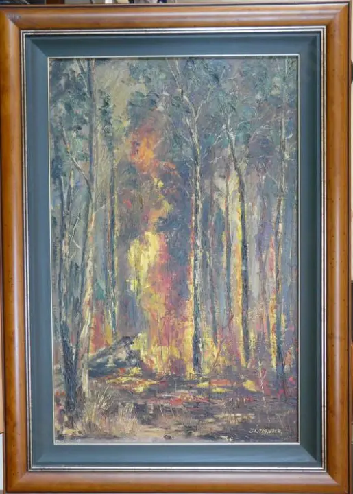 FORSTER, J.A. - Inside a Forest in Autumn Image 1++