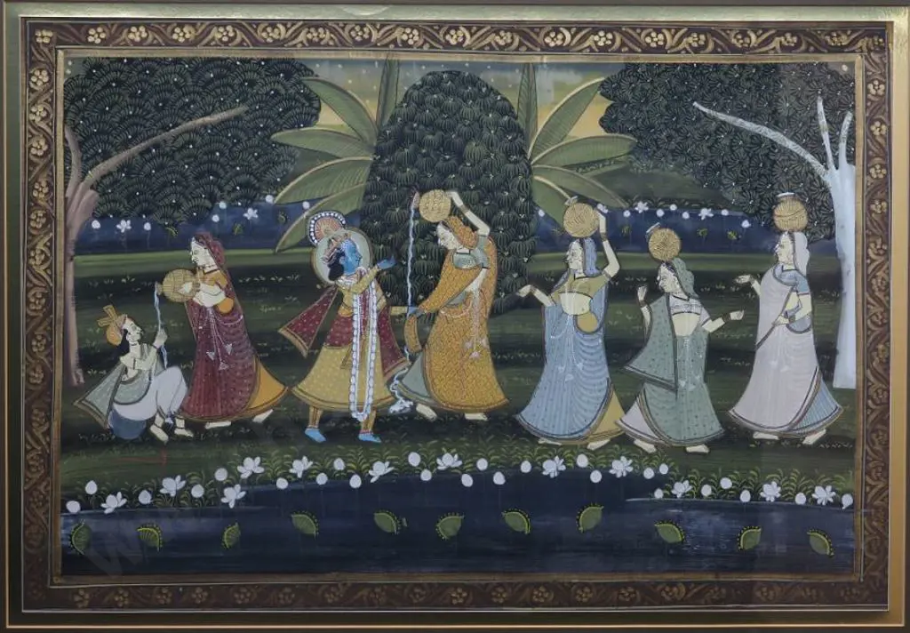UNKNOWN artist - Indian Princess & Servants Image 1++