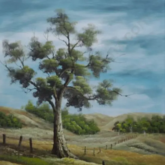 UNKNOWN Artist - Landscape with Tree
