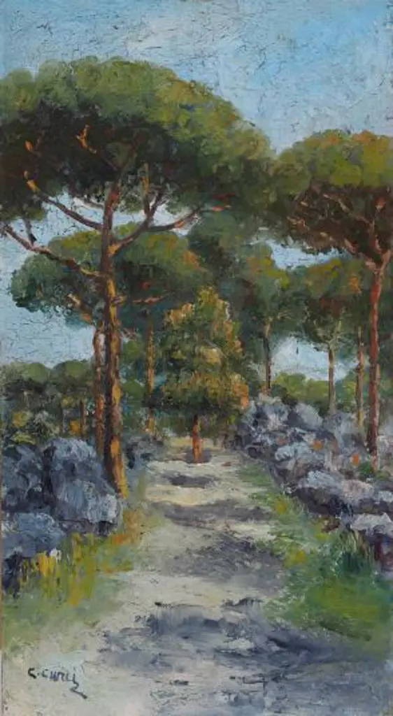 CURILI, C. - Forest Track with Trees Image 1++