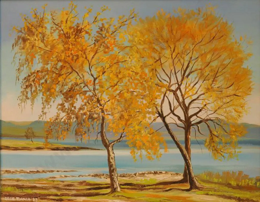 TURNER, Rose - Autumn Gold, Mission Bay, Lake Taupo 1983 Image 1++