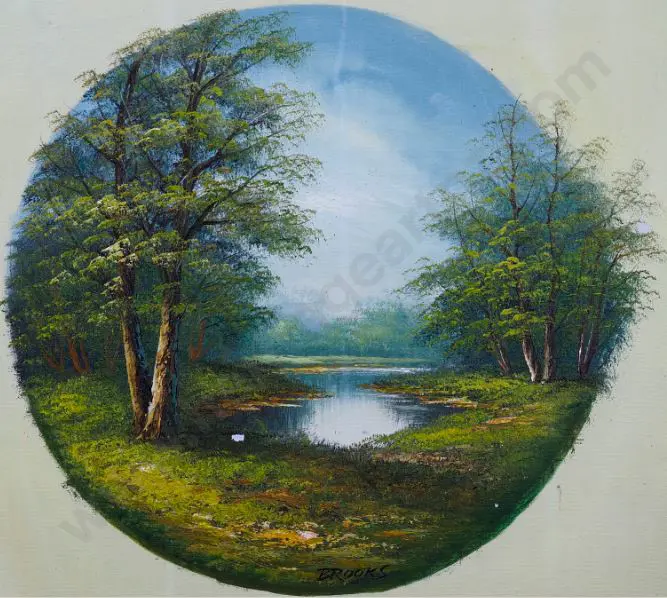 BROOKS - Pond & Trees Image 1++