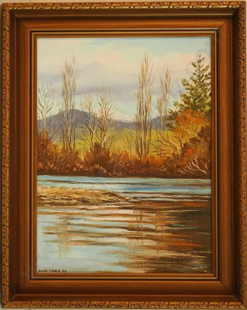 TURNER, Rose - Winter's Day, Tongariro River Image 1++