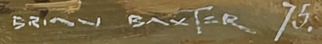 BAXTER, Brian (1940-) - River & Trees Image 1++