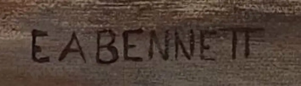 BENNETT, E. A. - Beach Scene with Seagulls Image 1++