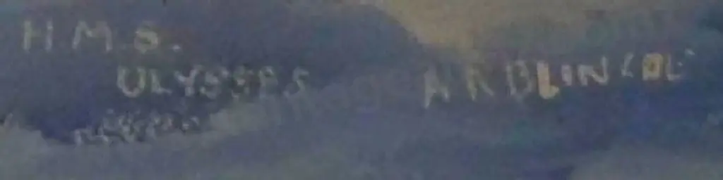BLINCOE, A.R. - H.M.S. Ulysees Image 1++