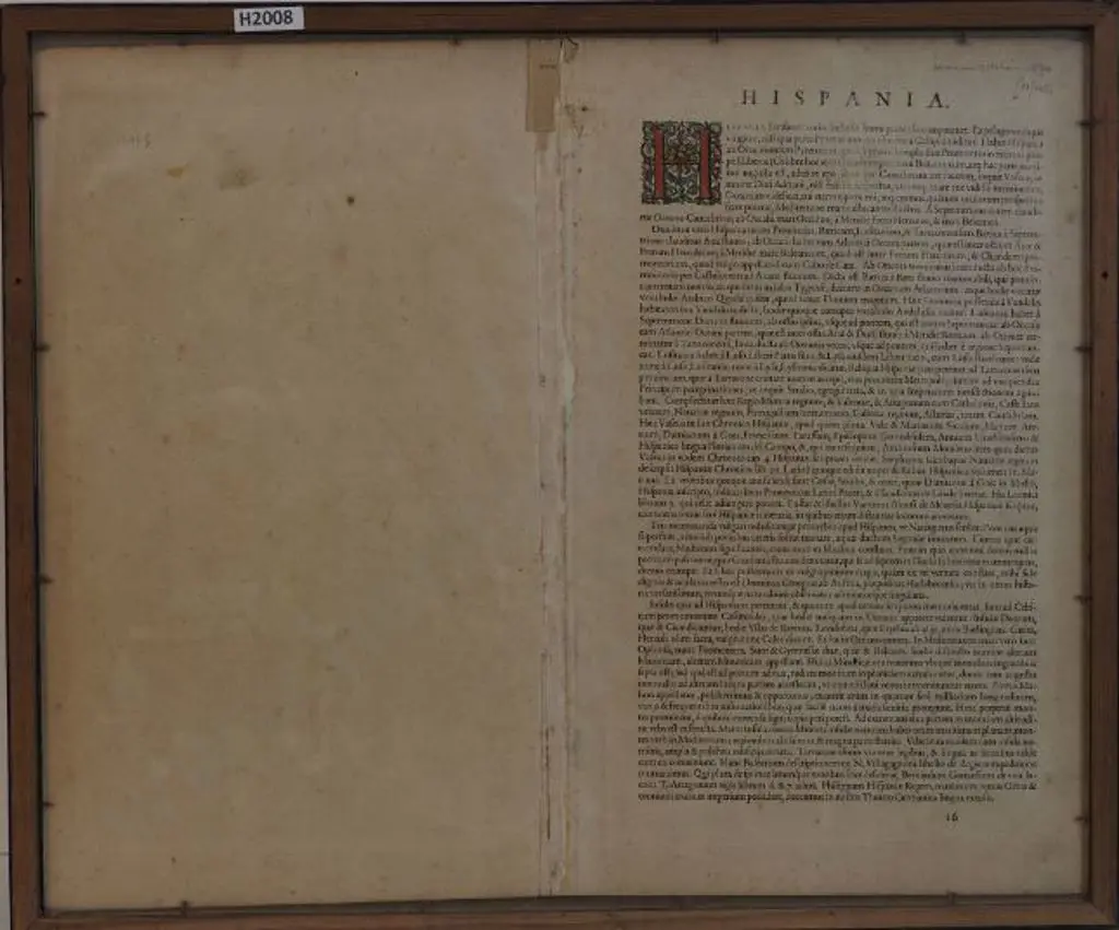 ORTELIUS, Abraham (1527-1598) - HISPANIA, 1570 (Map of Spain) Image 1++
