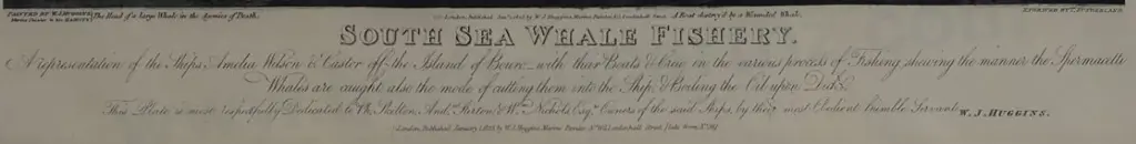HUGGINS, William John (1785-1841) - South Sea Whale Fishery - A Boat Destroyed by a Wounded Whale Image 1++