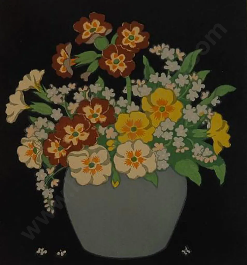 HALL THORPE, John (1874-1947) - Forget Me Nots (1922) Image 1++