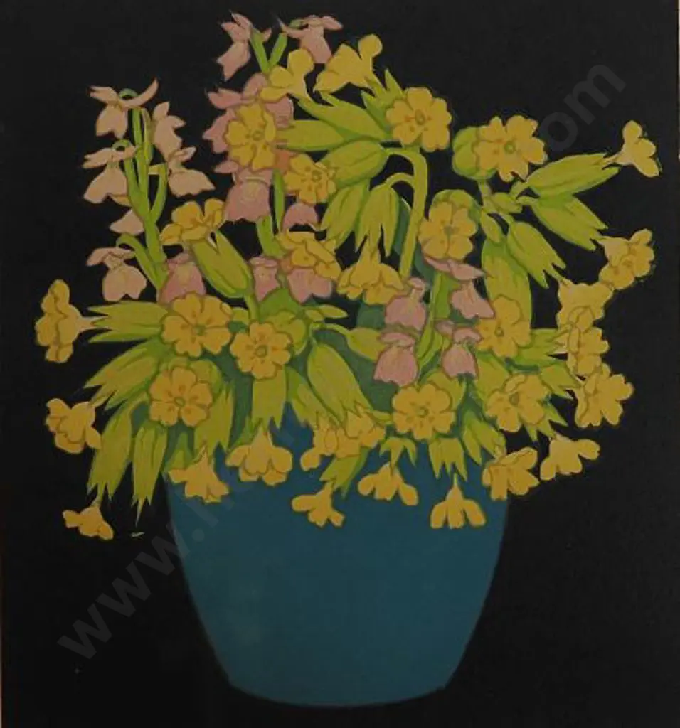 HALL THORPE, John (1874-1947) - Cowslips Image 1++