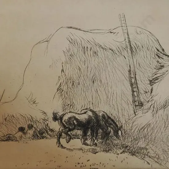 BLAMPIED, Edmund (1886-1966) - Sunday Rest