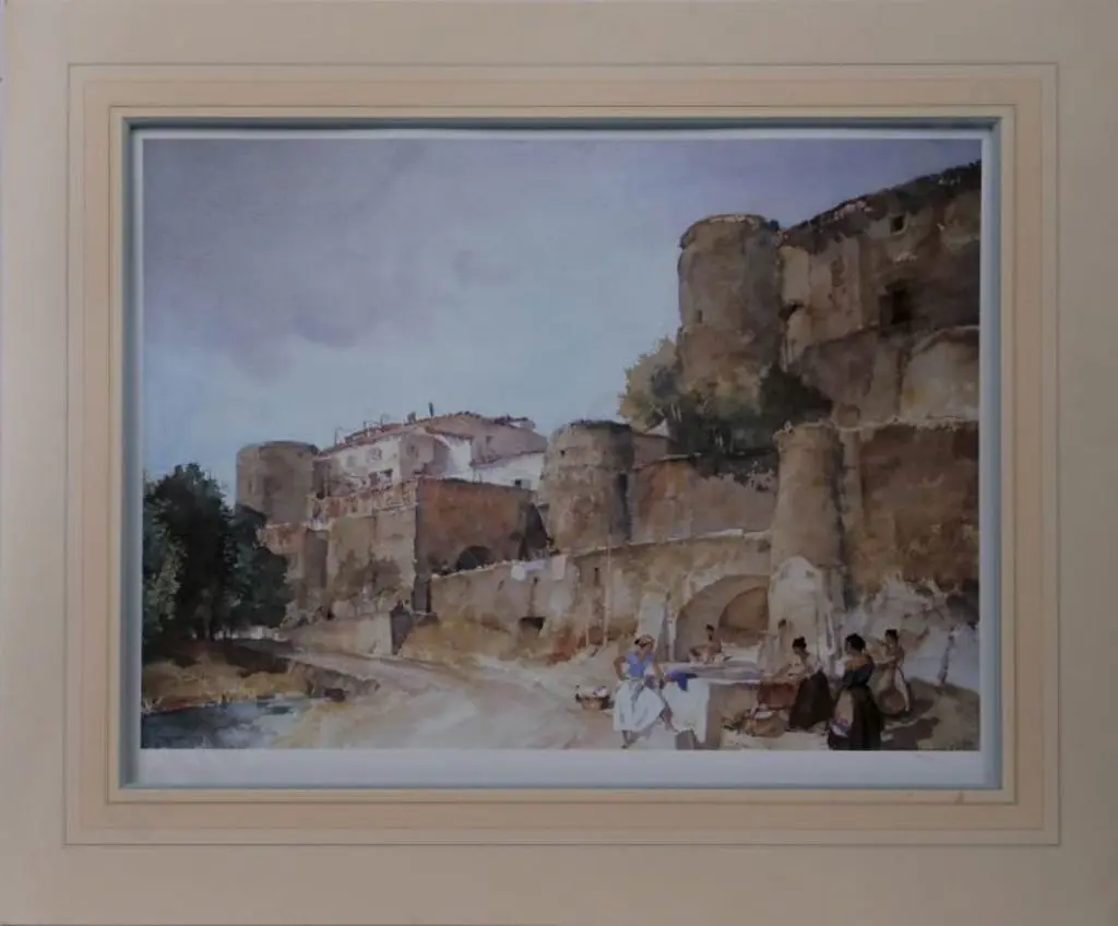 FLINT, Sir William Russell R.A. (1880-1969) - Gossipers at le Castellet Image 1++