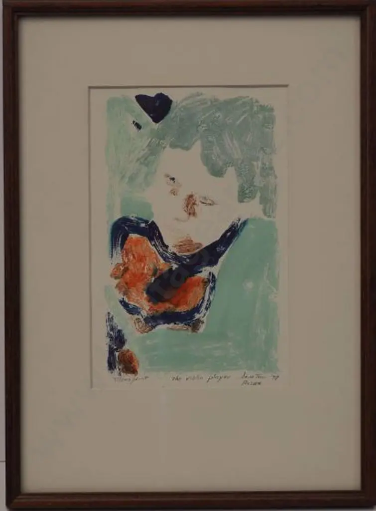 PASCOE, Sara Tun (1944-) - The Violin Player Image 1++