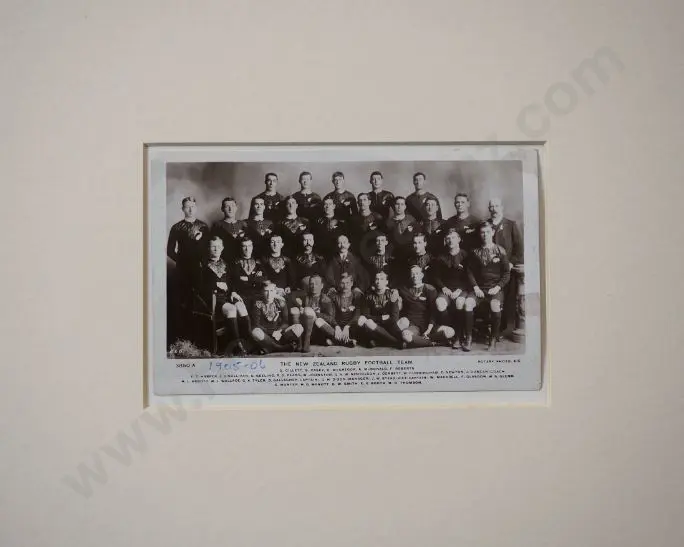 UNKNOWN - The "All Blacks" in England, 1905 Image 1++