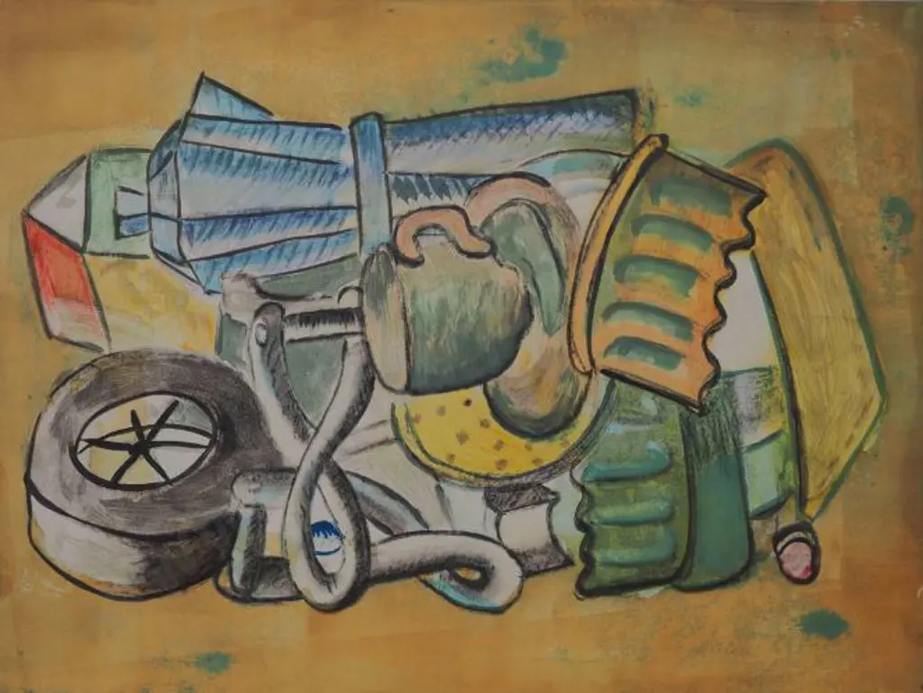 JONES, Robert (1943-) - Still Life Abstract Image 1++