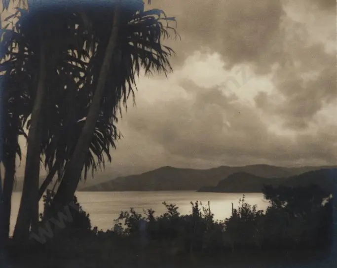 CHANCE, George (1885-1963) - Evening, Lake Waikaremoana Image 1++