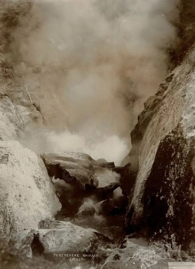 MARTIN, Josiah (1843-1916) - Terekerere, Wairakei, c.1880 Image 1++