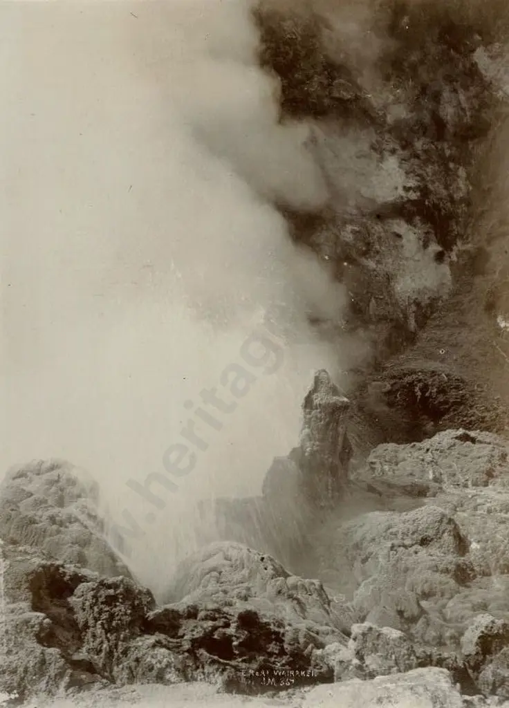 MARTIN, Josiah (1843-1916) - Great Wairakei, c. 1880 Image 1++