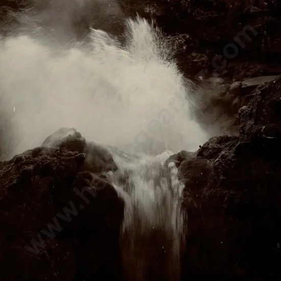MARTIN, Josiah (1843-1916) - Twins in Action, Wairakei, c.1880