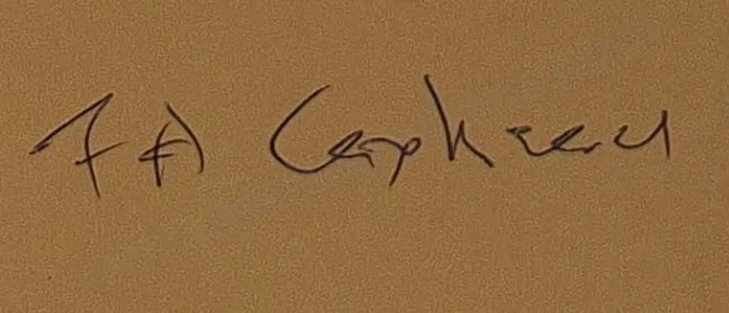 COXHEAD, Frank Arnold (1851-1908) - F.A.C. - Ruins of McRae's Hotel, Wairoa after Eruption (Tarawera) 1886 Image 1++