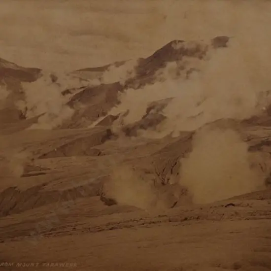 UNKNOWN Photographer - Tarawera Eruption - Rotomahana from Tarawera