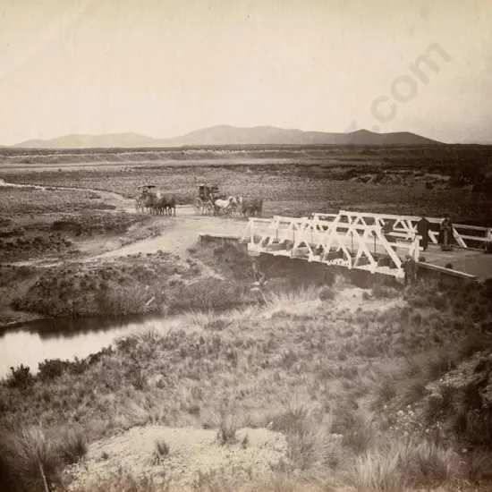 UNKNOWN - Travellers on a Country Road - Late 19th Century