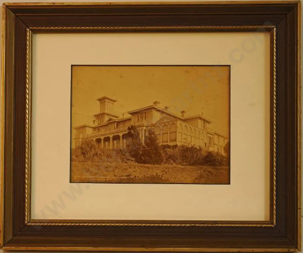 BURTON BROS - Dunedin (1870s-1890s) - Government House, Wellington, c. 1880-90 Image 1++