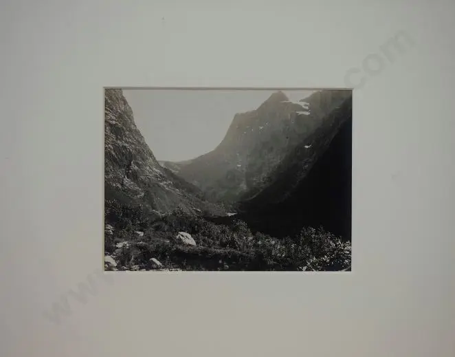 UNKNOWN Photographer - Head of Clinton Valley, Showing Lake Mintaro Image 1++