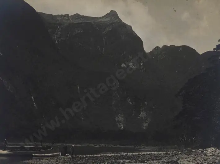 UNKNOWN Photographer - Head of Hall's Arm, Doubtful Sound, c. 1900 Image 1++