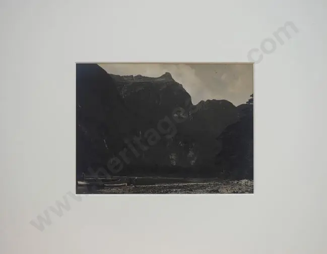 UNKNOWN Photographer - Head of Hall's Arm, Doubtful Sound, c. 1900 Image 1++