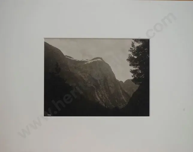 UNKNOWN Photographer - Along the Milford Track, c. 1900 Image 1++