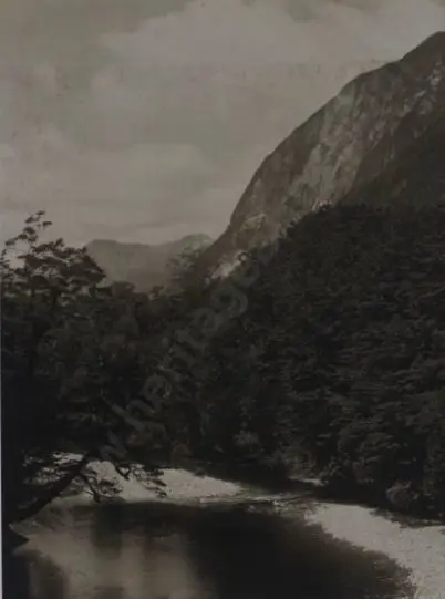 UNKNOWN Photographer - On the Manapouri, Doubtful Track, c. 1900 Image 1++