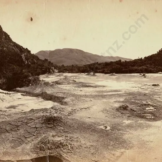 UNKNOWN - Valley, Rotomahana, Before the Eruption, c.1880